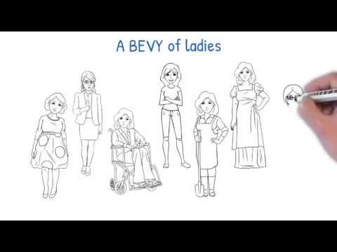 Collective Nouns: A Group of Ladies
