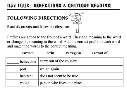 Following Directions – Cracking the ABC Code